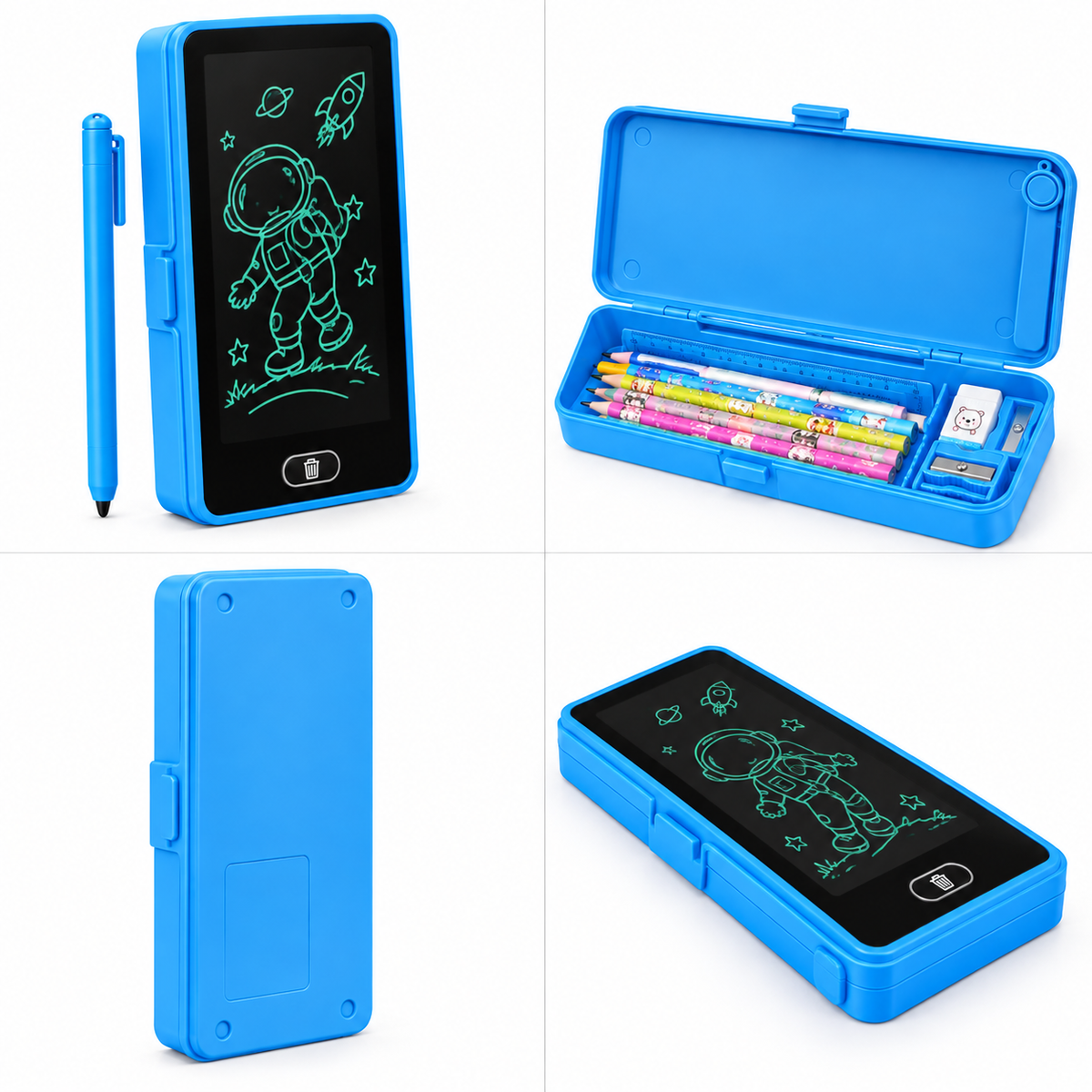 2-in-1 LCD Writing Tablet + Pencil Case