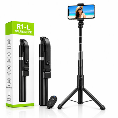 Selfie Stick R1-L (Bluetooth Selfie Stick + Tripod)
