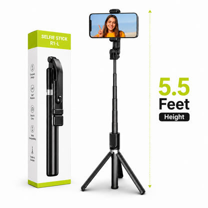 Selfie Stick R1-L (Bluetooth Selfie Stick + Tripod)