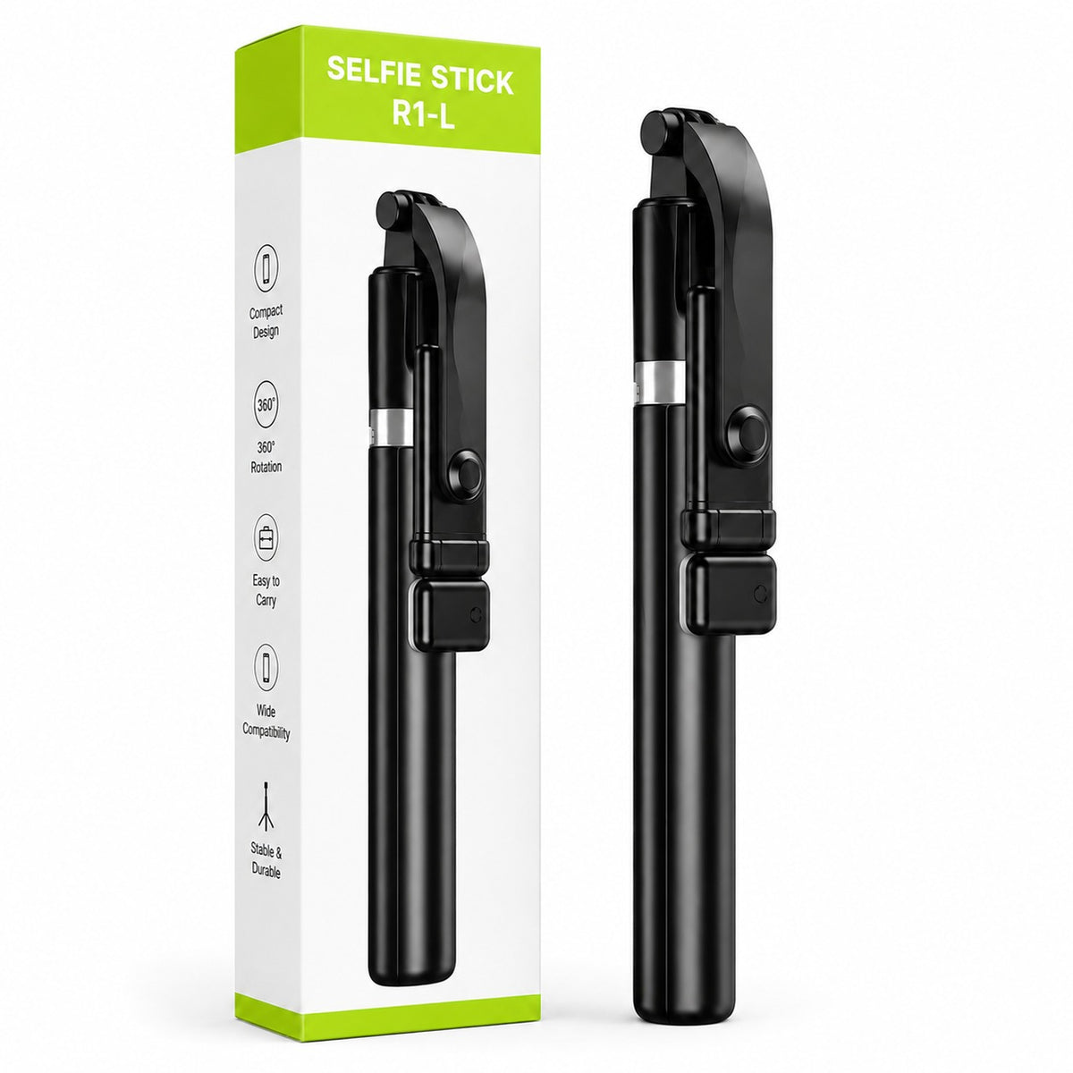 Selfie Stick R1-L (Bluetooth Selfie Stick + Tripod)